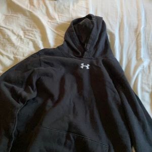 Under armer black hoodie